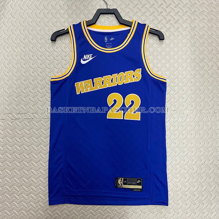 Maillot Golden State Warriors Andrew Wiggins NO 22 Classic 2022-23 Bleu